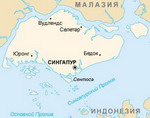 Карта городов Сингапура Карта городов Сингапура