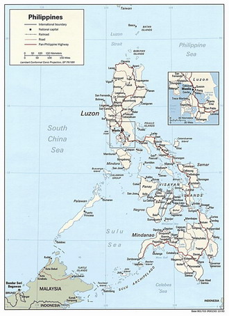 Карта дорог Филиппин